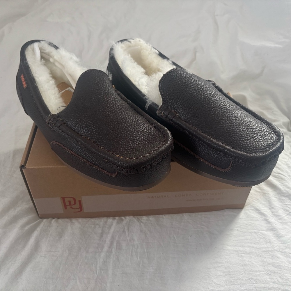 Luxurious Dark Brown Slip-On Loafers